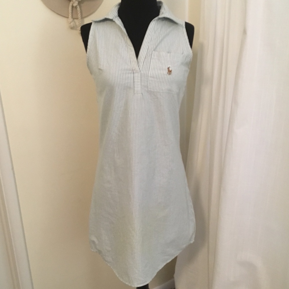 Ralph Lauren Polo - Collared Shirt Striped Dress